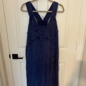 Anthropologie Blue Jumpsuit